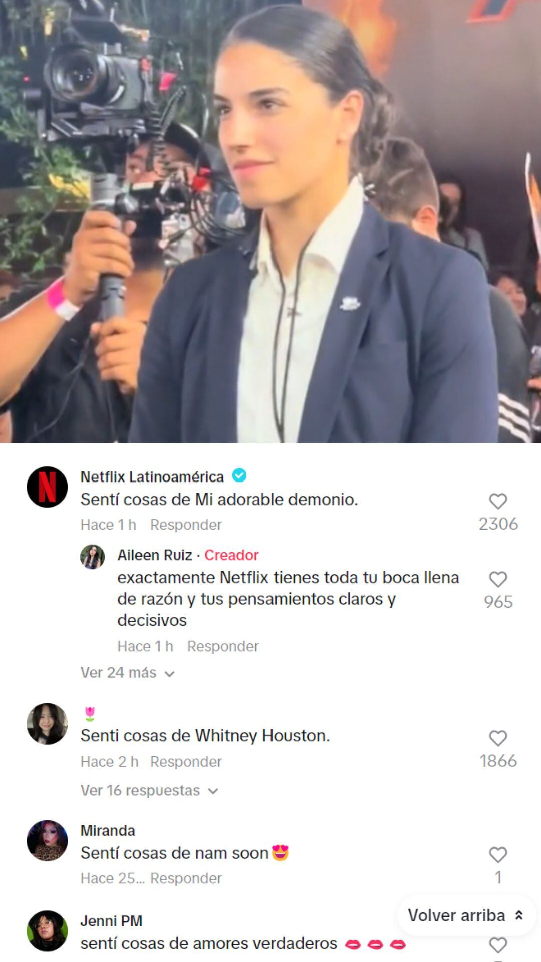 En TikTok, una joven identificada como Aileen Ruiz, compartió un video del evento que pronto se hizo viral