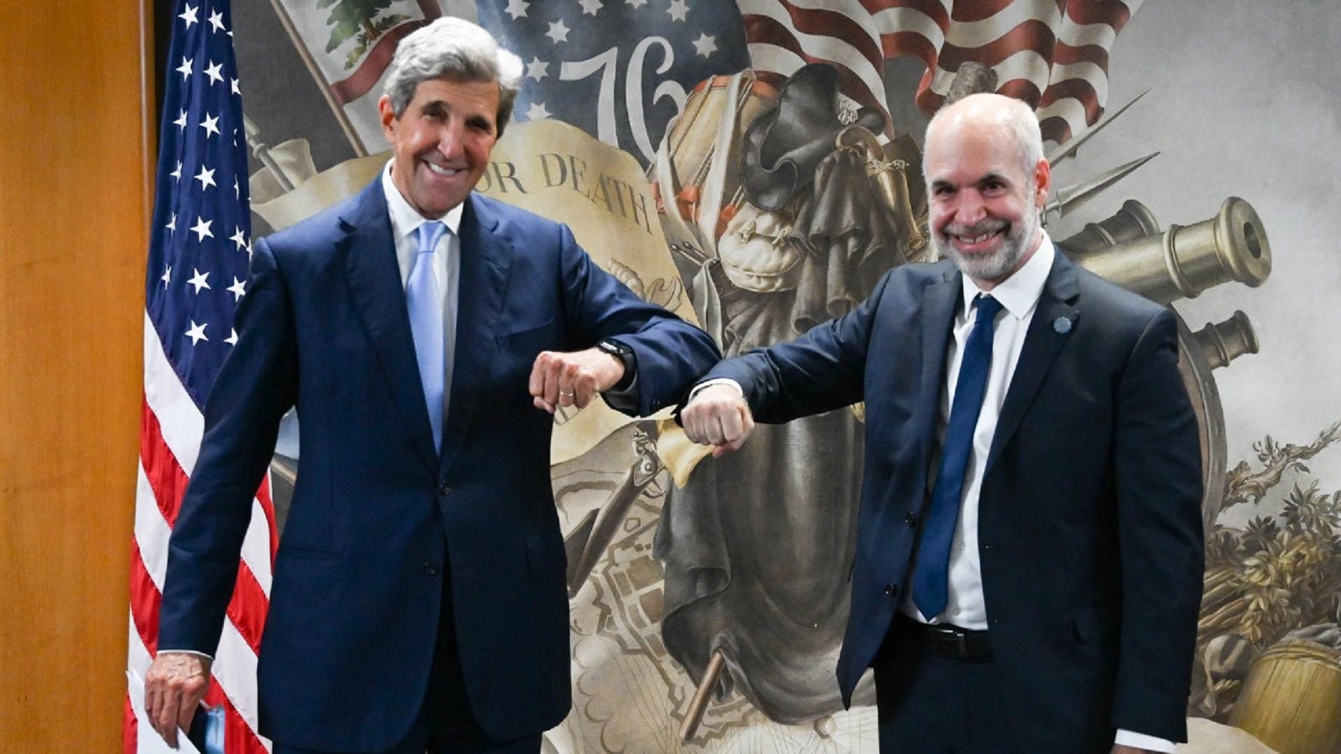 John Kerry und Horacio Rodriguez Larreta