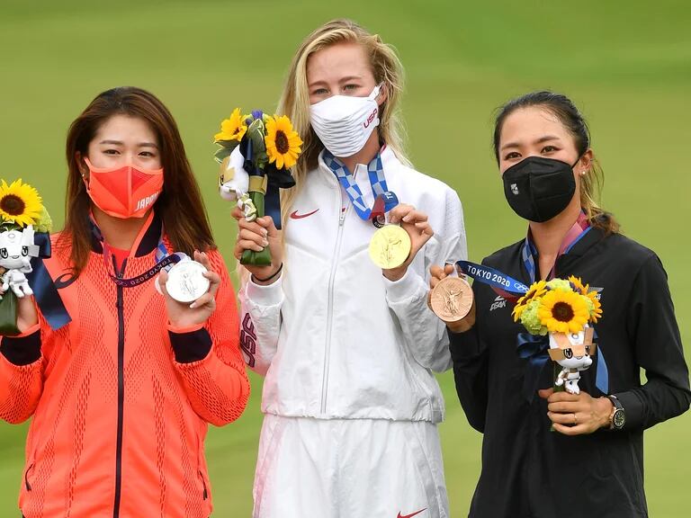 U.S. Sweeps Olympic golf gold medals as Nelly Korda claims victory - Infobae