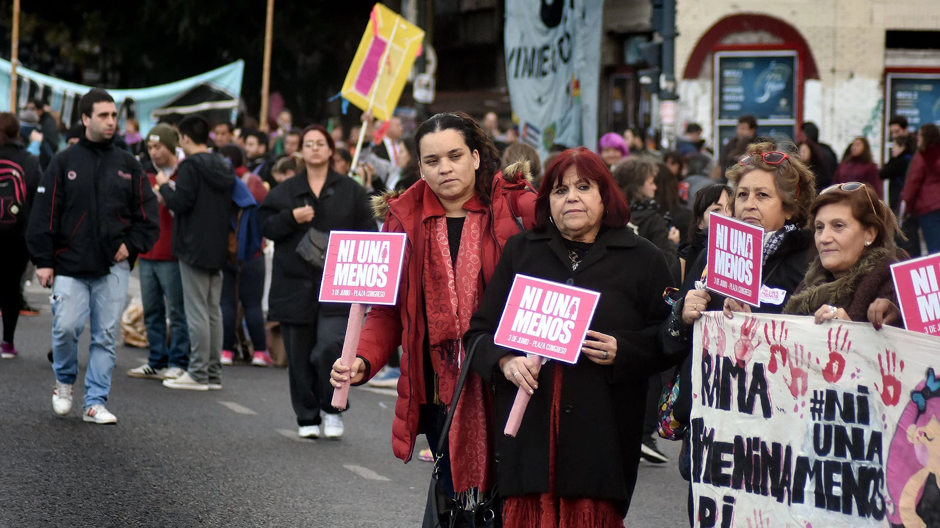 A un año de la multitudinaria marcha, miles de mujeres volvieron a decirle “no” a la violencia de género (Nicolás Stulberg)