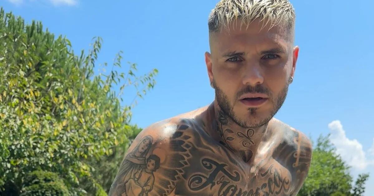 Foto sexy di Mauro Icardi dopo la rottura con Wanda Nara