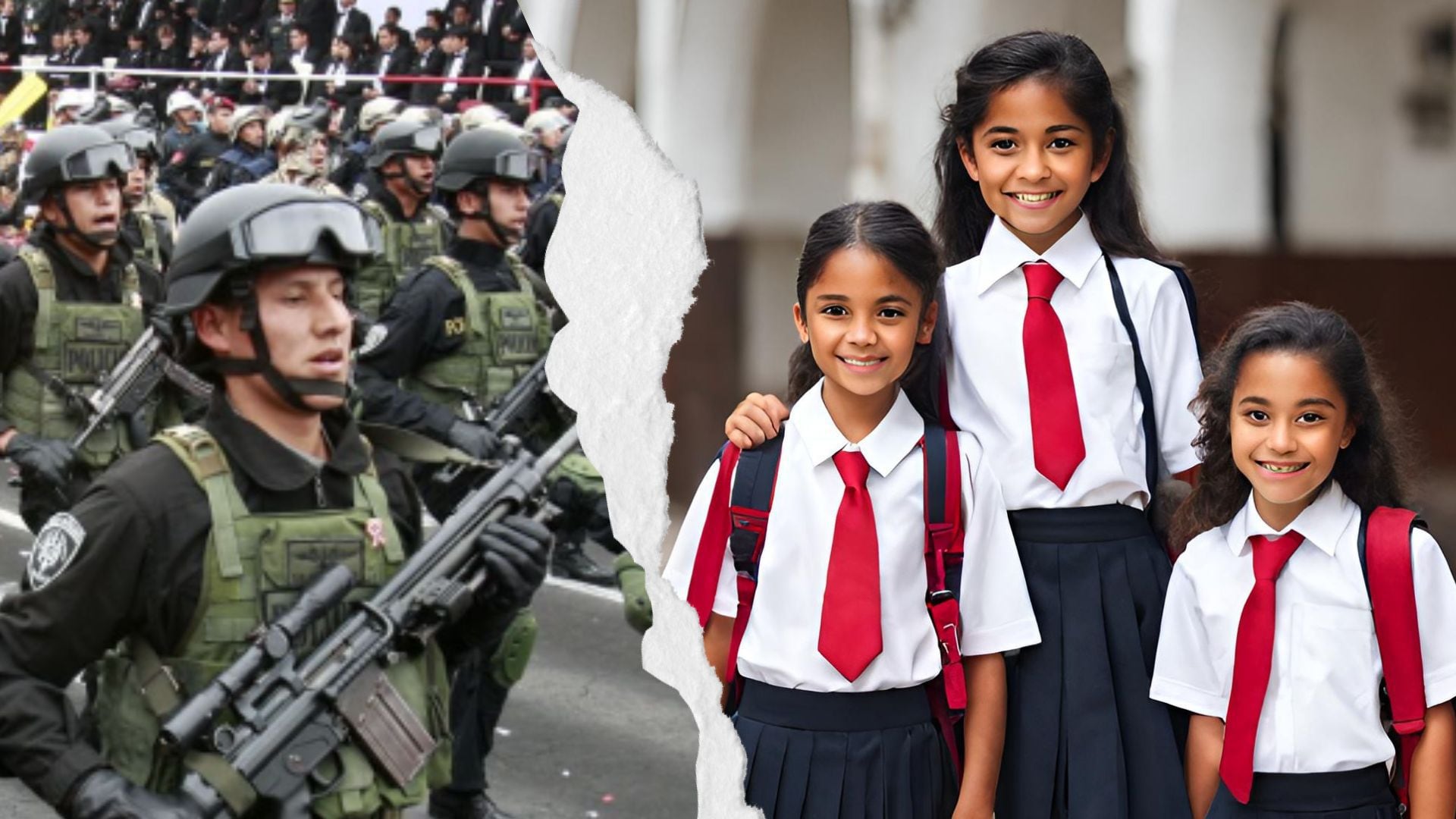 Tradiciones militares en colegios peruanos