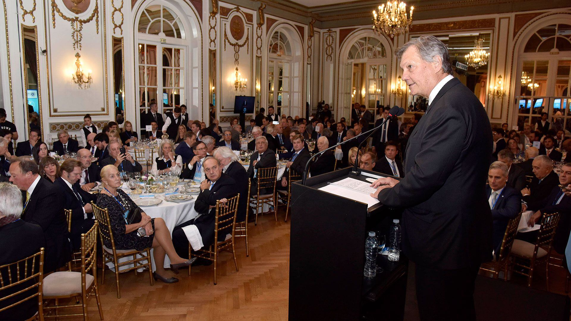 La visita de Javier Milei al tradicional almuerzo del CICyP