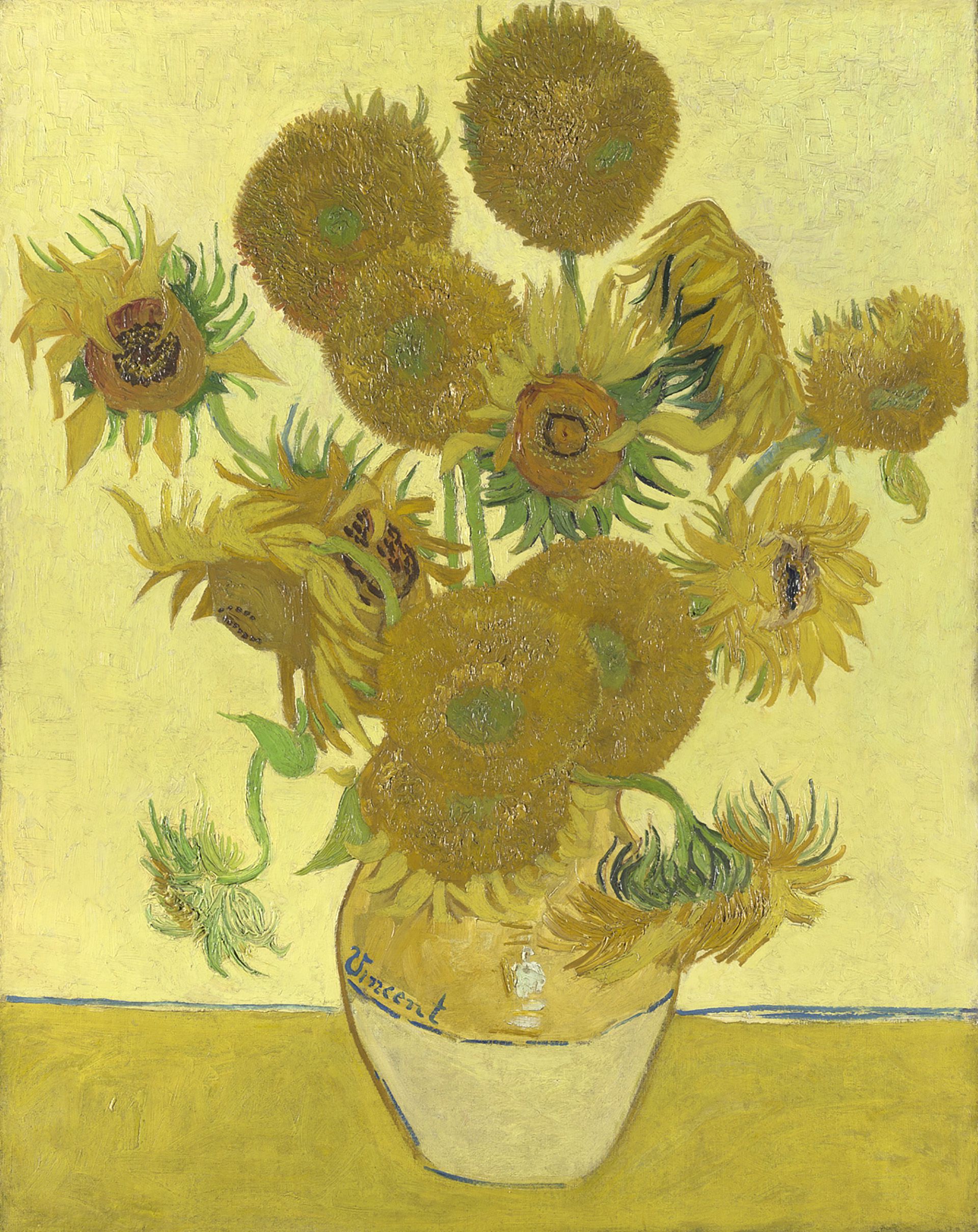 "Los Girasoles" de Vincent van Gogh