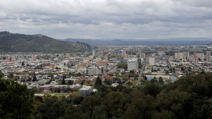 Vista panorámica de la ciudad chilena de Temuco.
Abril 25, 2020. REUTERS/Jose Luis Saavedra