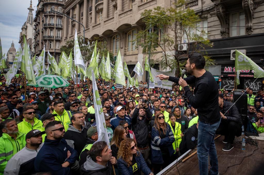 Facundo Moyano, del Sindicato de Peajes