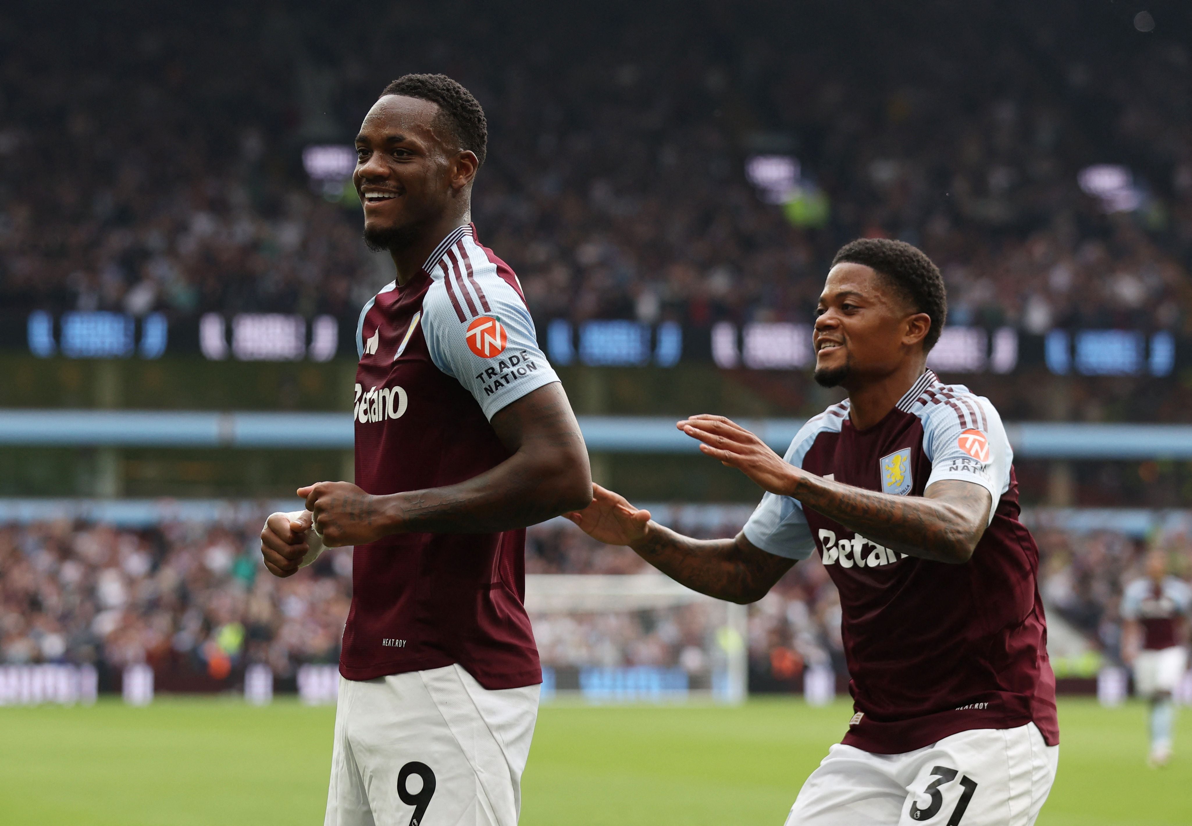 Jhon Jáder Durán anotó en el triunfo de Aston Villa sobre el Wolves - crédito Chris Radburn/REUTERS/