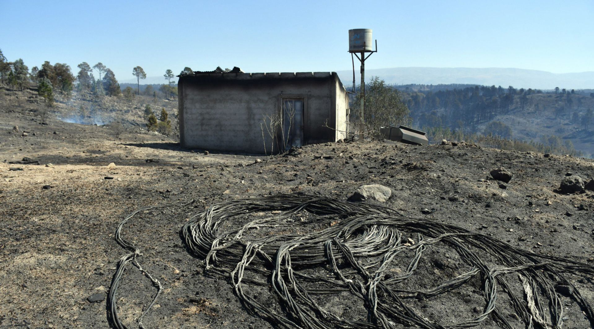 Incendios Córdoba (Télam)