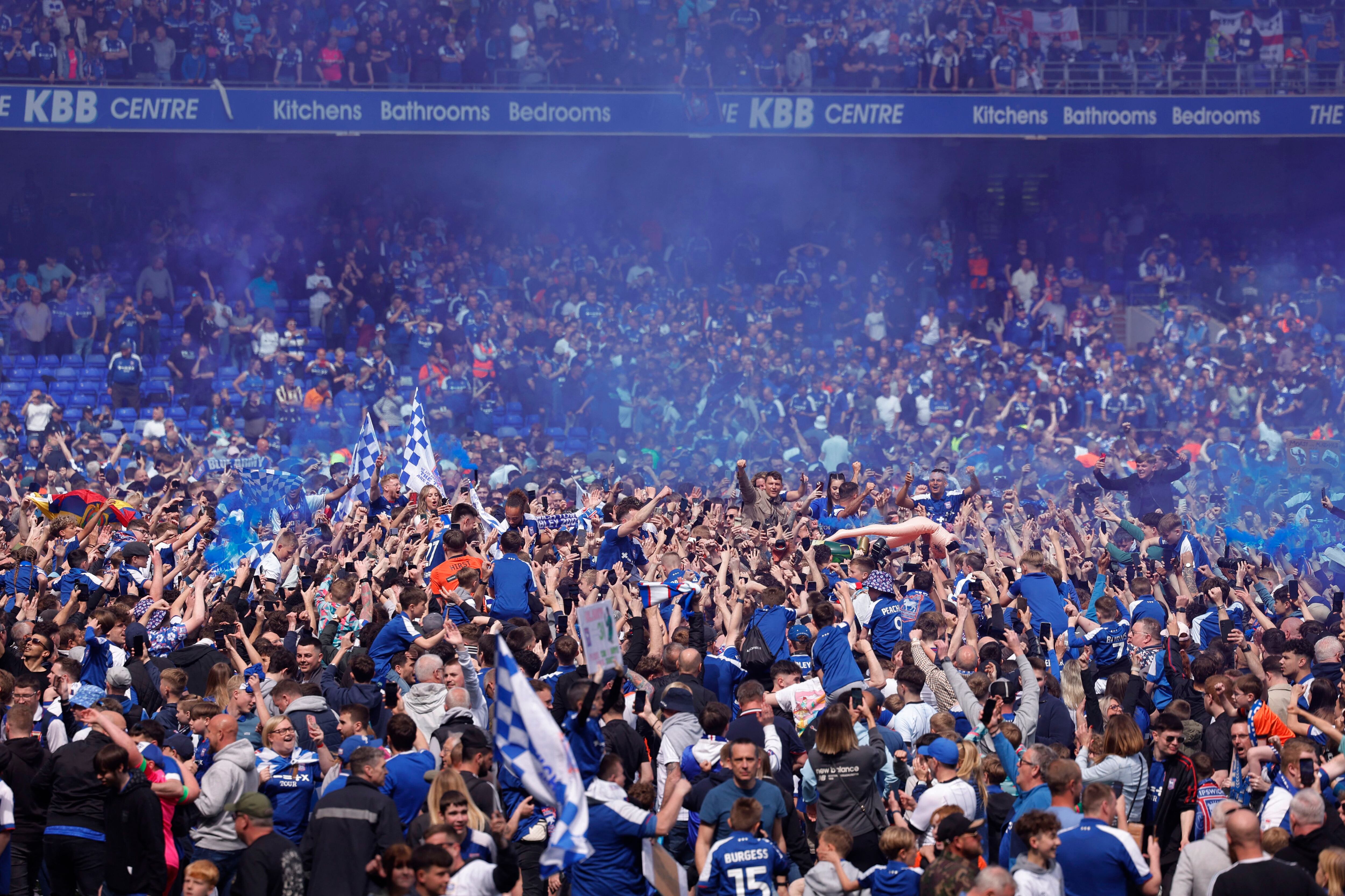 Ipswich Town regresó a la Premier League tras 22 años (Reuters/Andrew Couldridge)