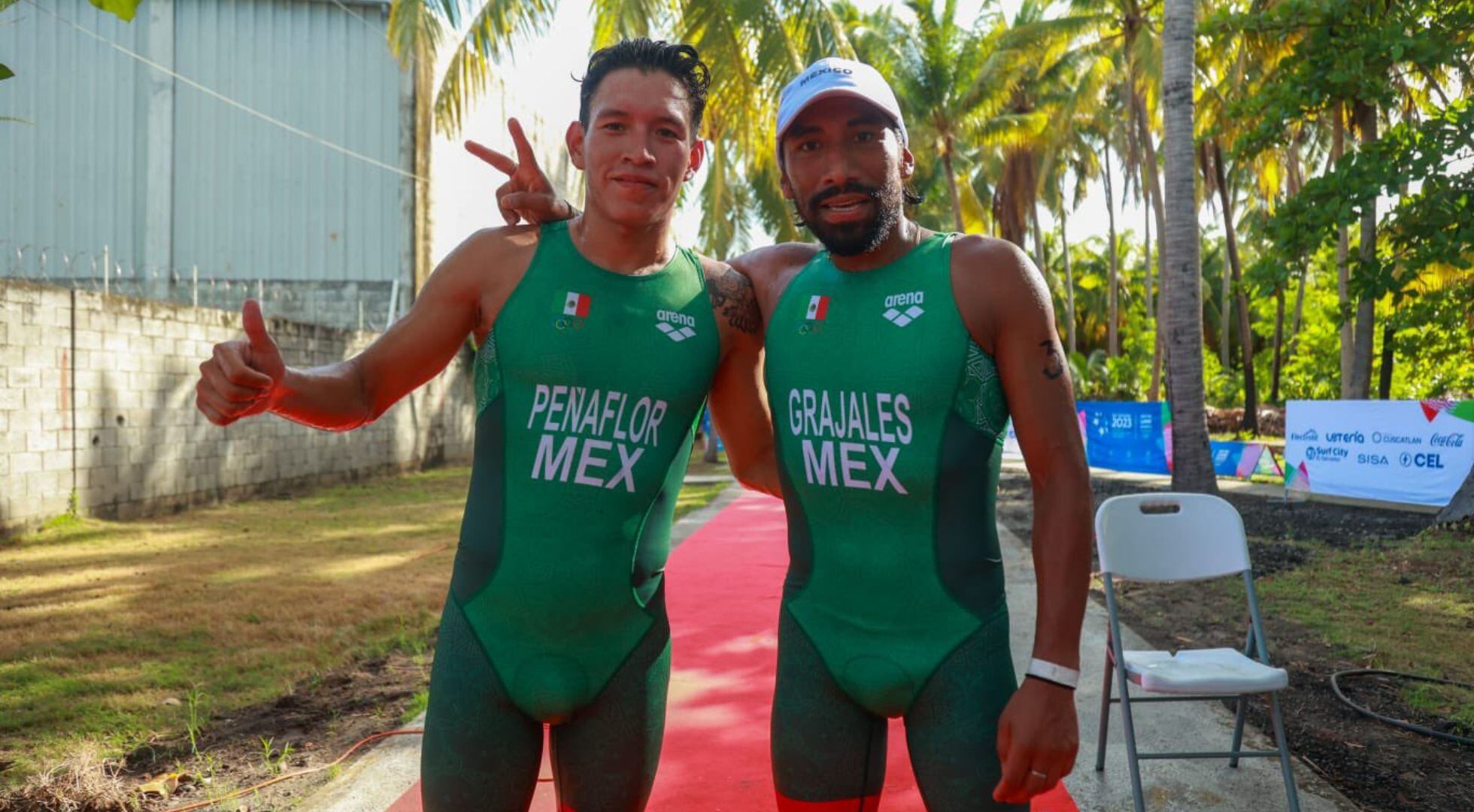 México se lleva el oro con Aram Pañaflor y la plata con Crisanto Grajales en el triatlón masculino