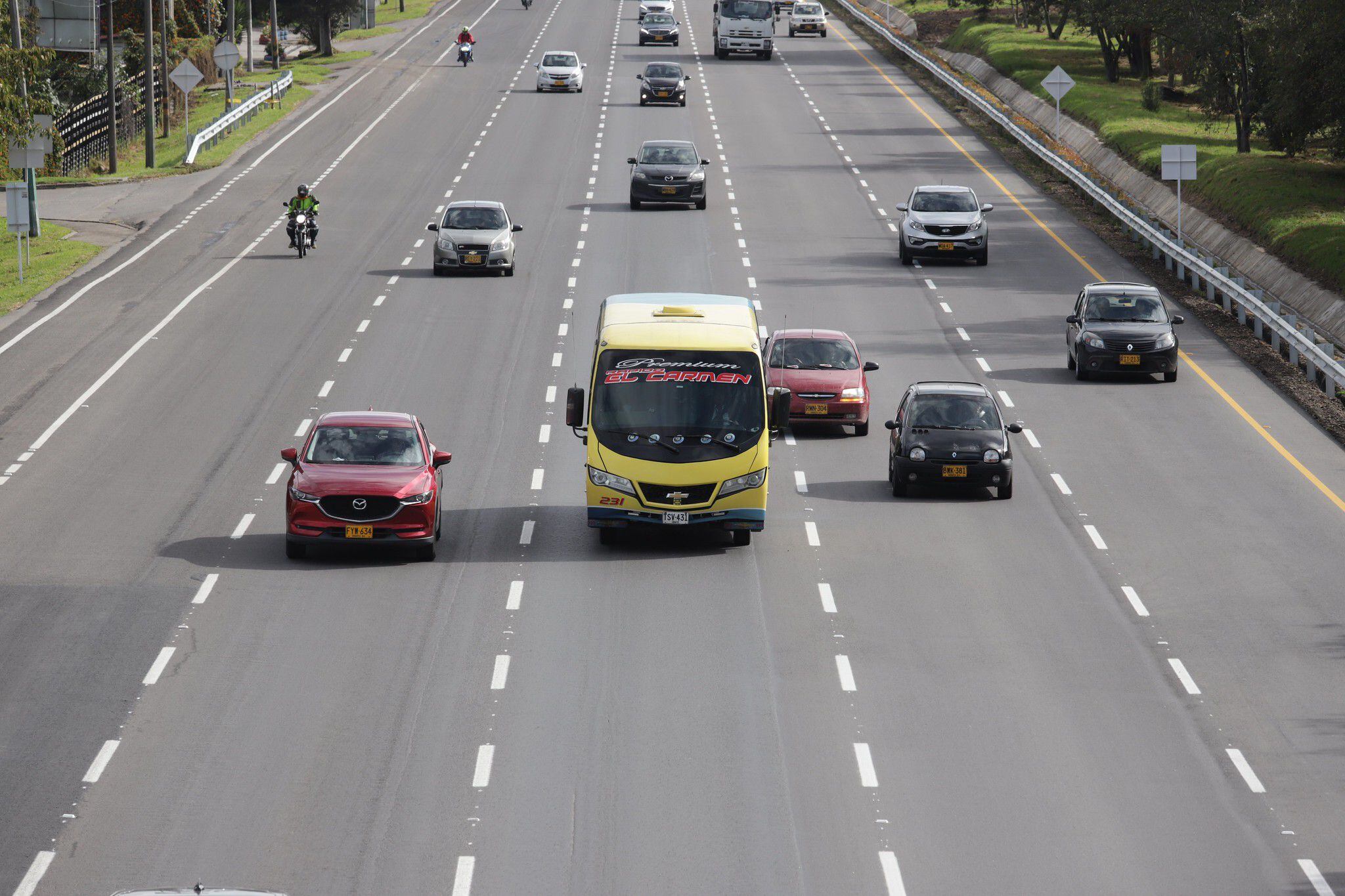 Las autoridades invitaron a los conductores a consultar el estado de las vías del país - crédito Ministerio de Transporte