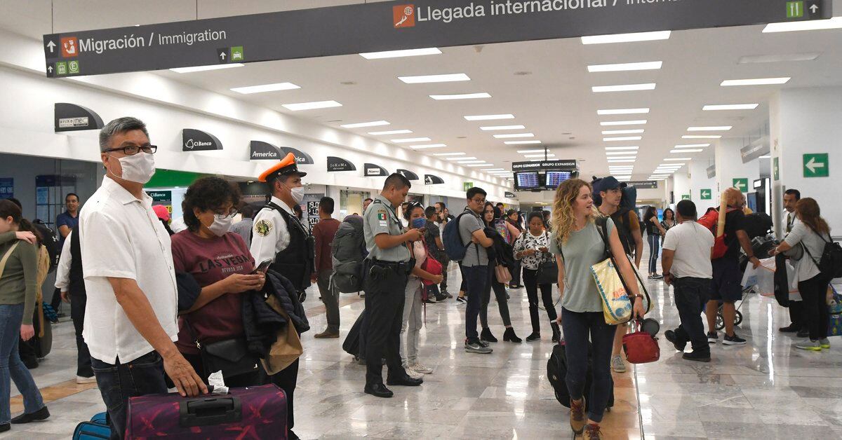 Los ingresos de los turistas extranjeros en México disminuyeron 57,5% por la pandemia de coronavirus