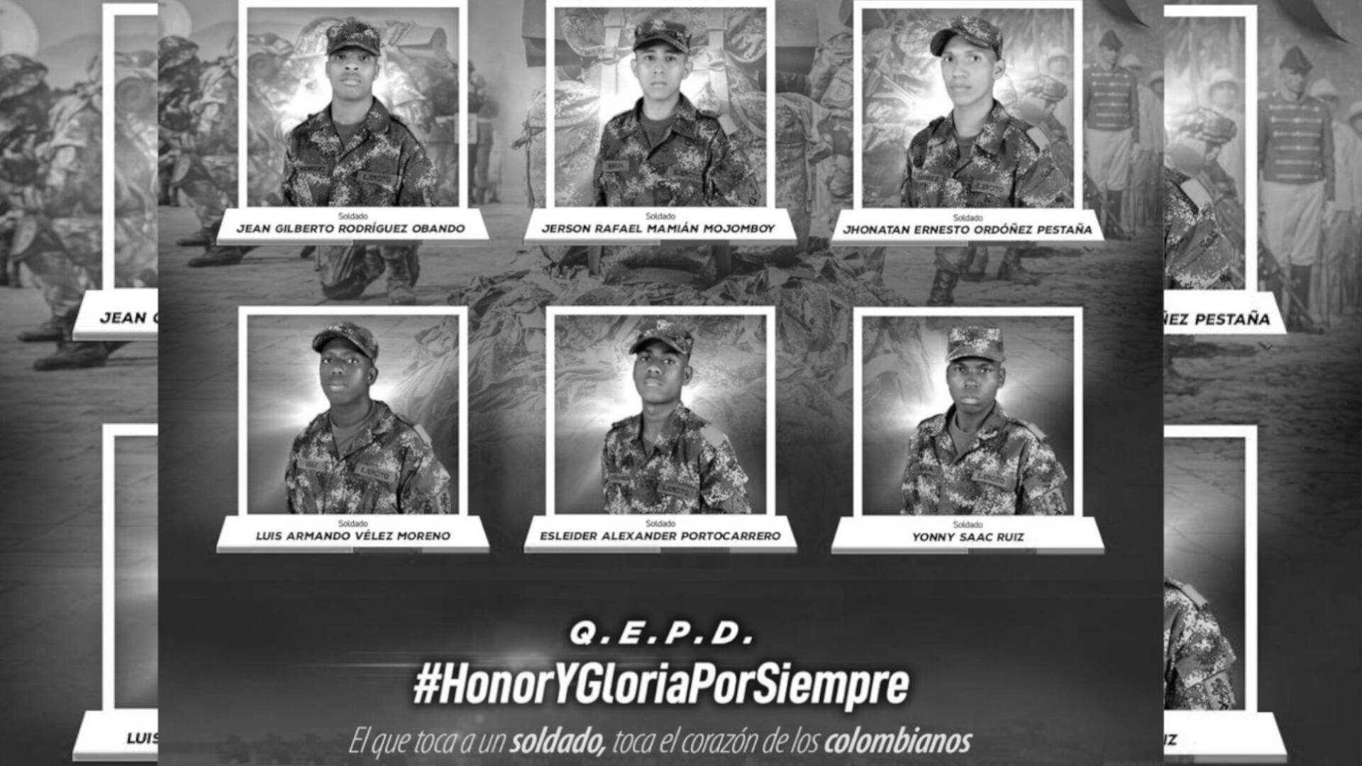 Video A Los Soldados Muertos En Cauca Les Rindieron Un Homenaje Fúnebre En Cantón Militar En 3997