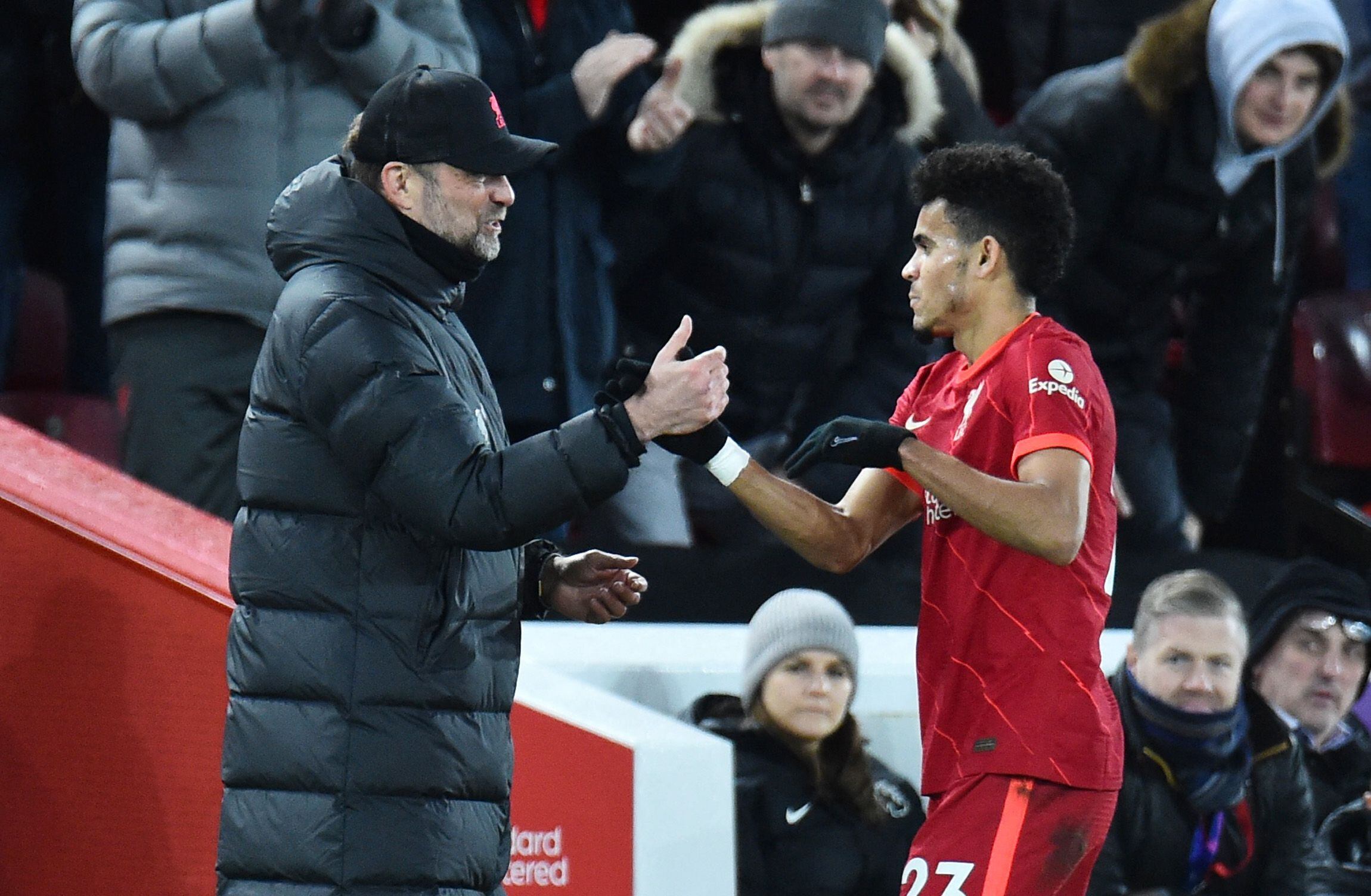 Luis Diaz, Liverpool's second best player in February - Infobae