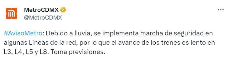 [Twitter/@MetroCDMX]