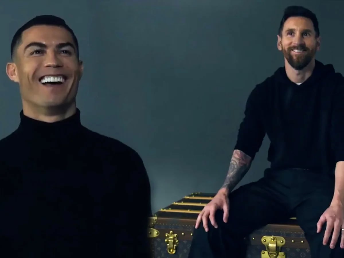 Foto de Lionel Messi y Cristiano Ronaldo para Louis Vuitton sería