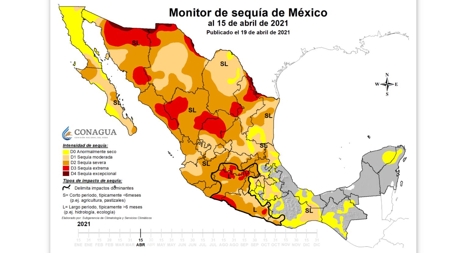 Estas Son Las 11 Regiones Que Sufren Sequía Extrema En México Infobae 3797