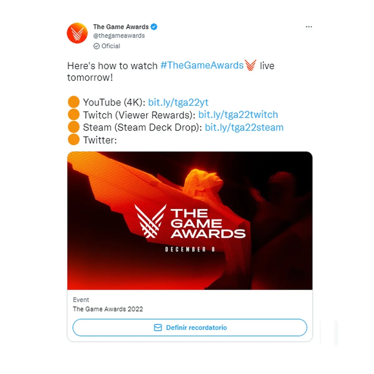 The Game Awards 2020: cuándo y a qué hora ver los premios - Uno TV