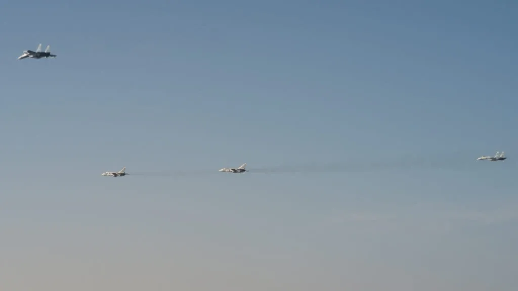 The dramatic moment when Russian nuclear-armed bombers entered EU airspace