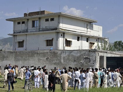 El bunker en el que fue abatido Osama bin Laden en Abbottabad, Pakistán