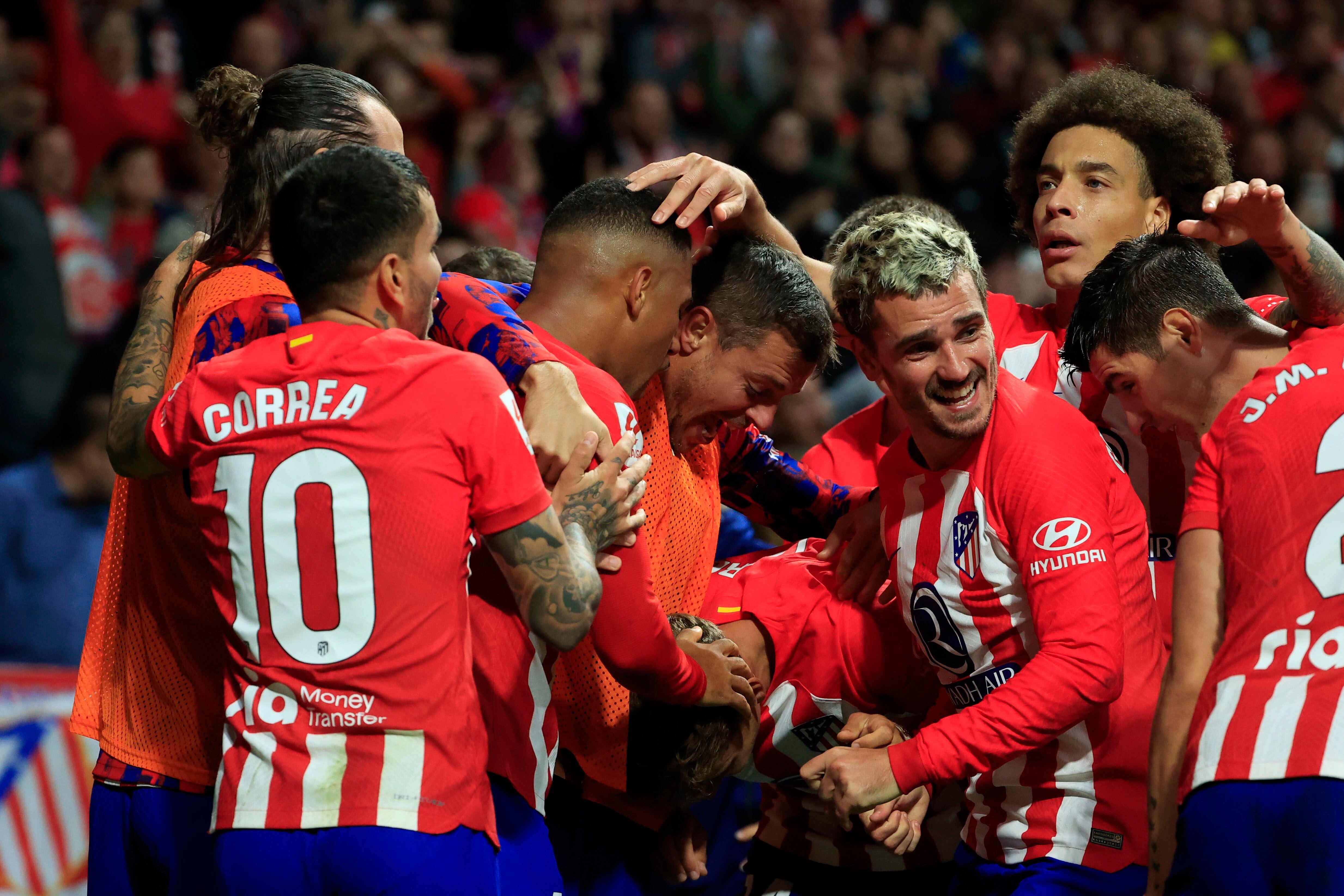 Los jugadores del Atlético de Madrid (EFE / Zipi Aragon)
