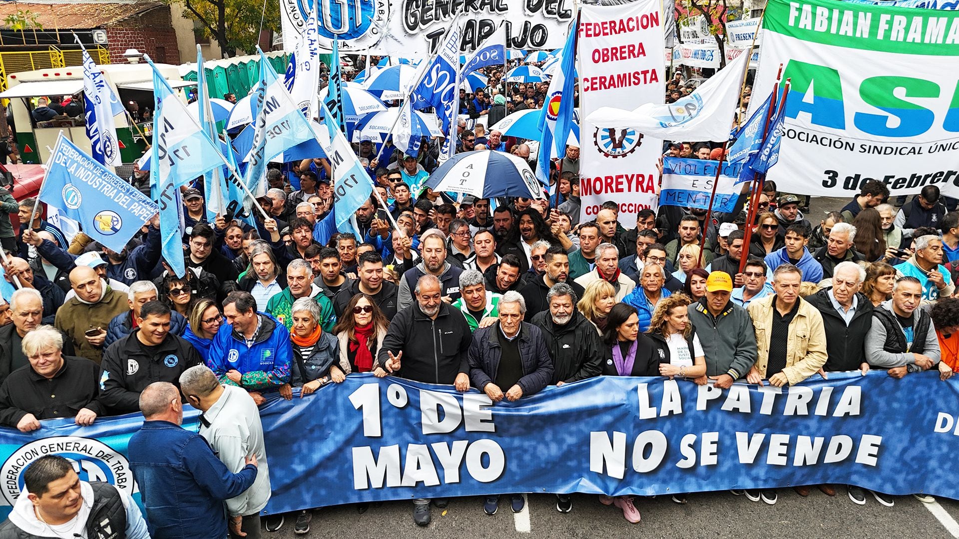 DRONE - Marcha Día del Trabajador 2024 - 1 de mayo