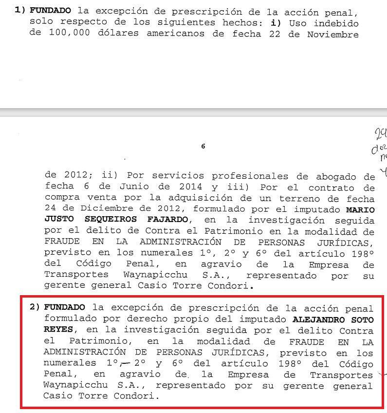 En 2019, un juez declaró extinta la acción penal contra Alejandro Soto. Fallo sería anulado meses después