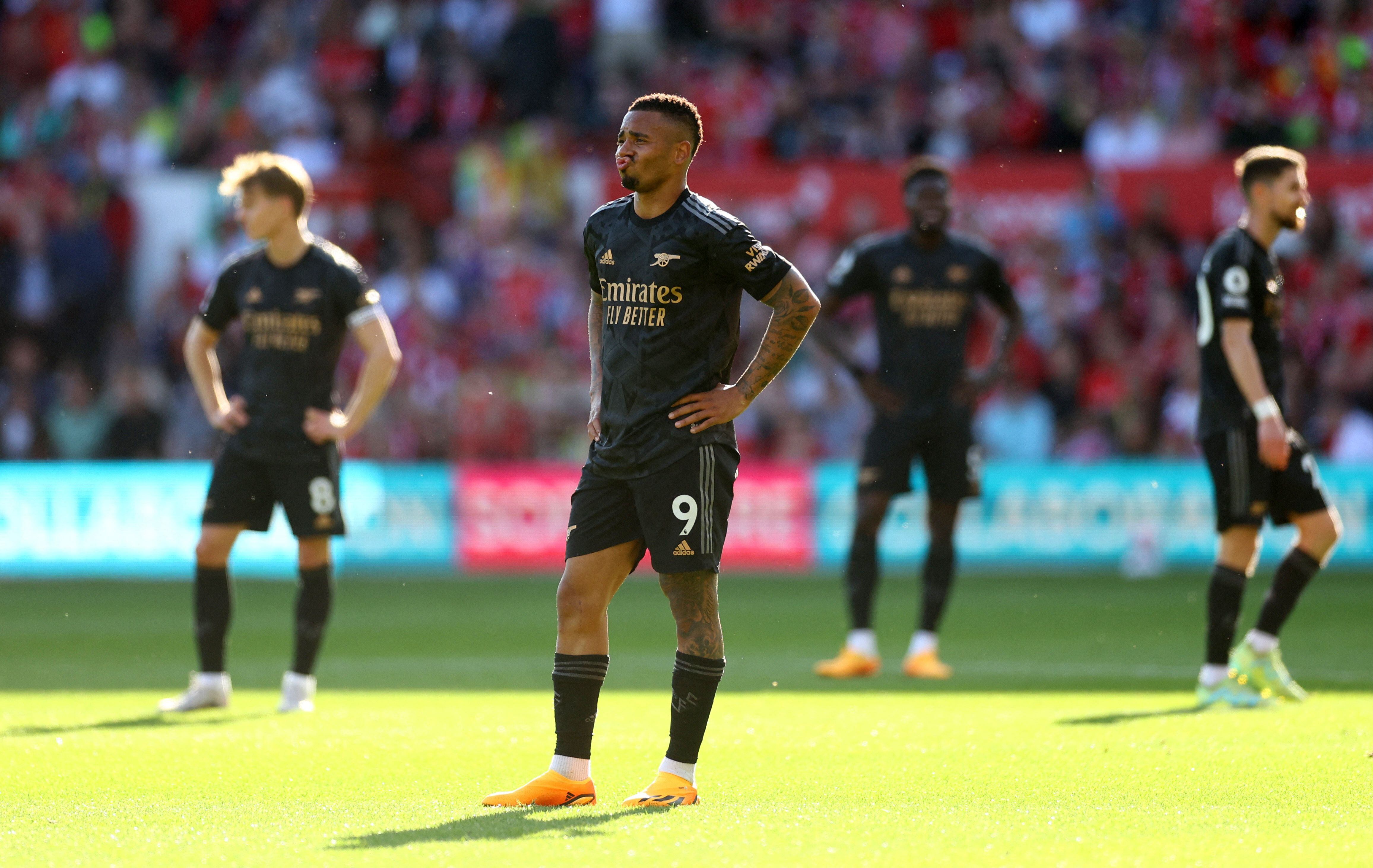 La derrota del Arsenal ante Nottingham Forest le aseguró el título al Manchester City (REUTERS)