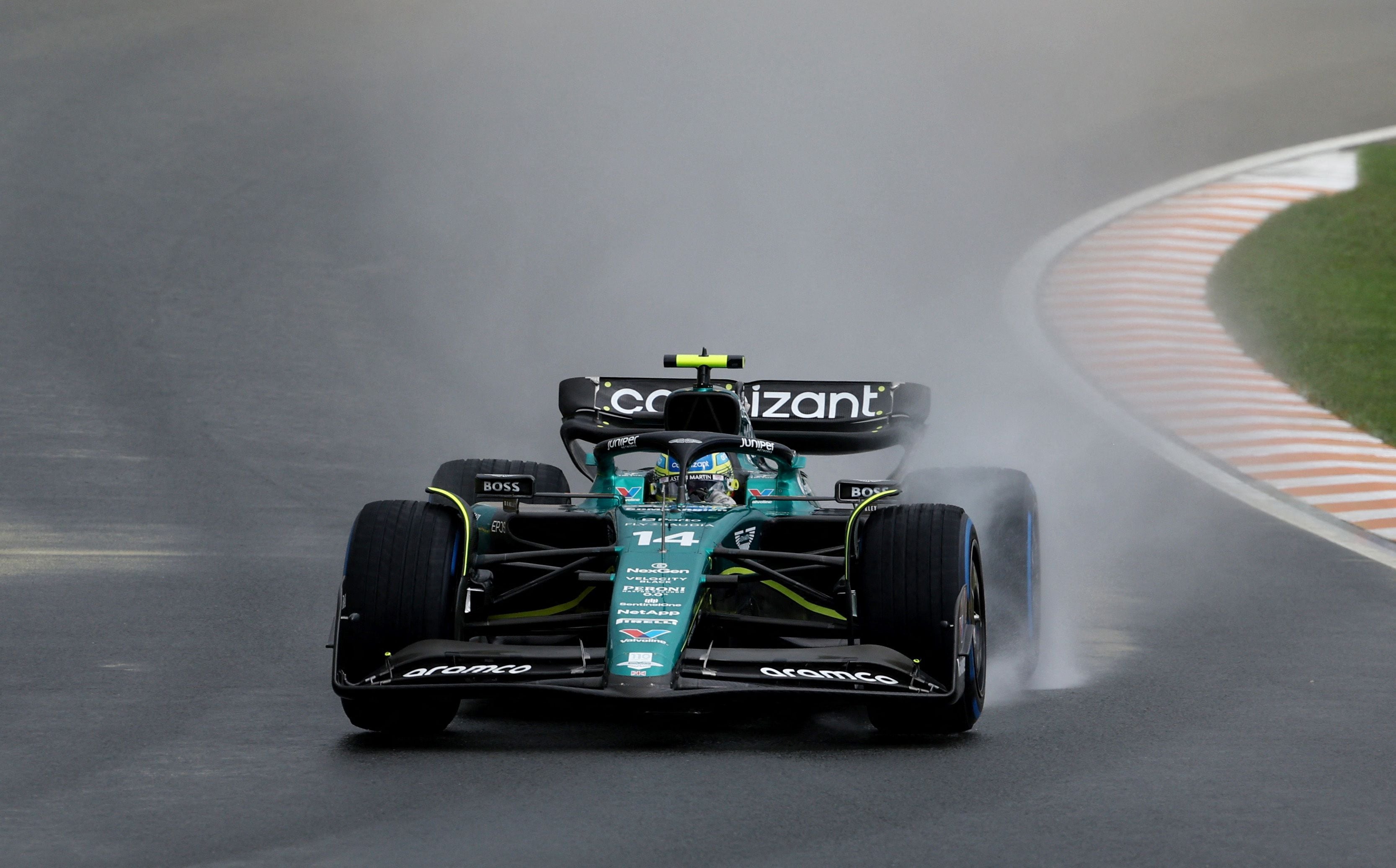 Alonso durante el GP de Países Bajos (REUTERS).