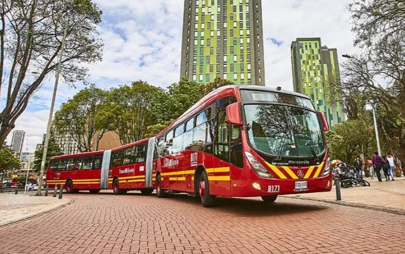 Afectaciones en el sistema de transporte por manifestaciones - crédito Transmilenio/Instagram