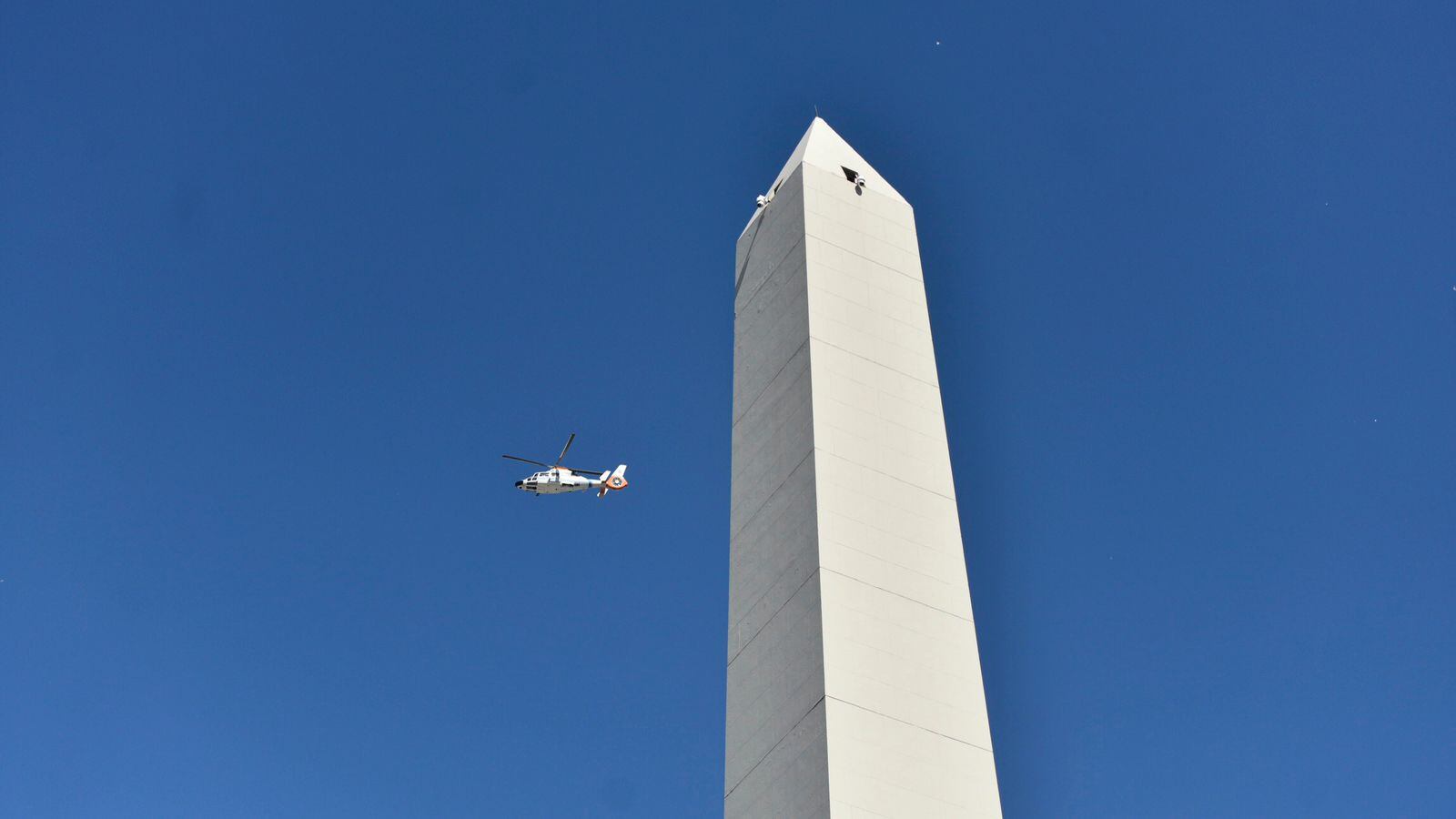 Helicóptero selección argentina caravana festejos 20 diciembre 2022