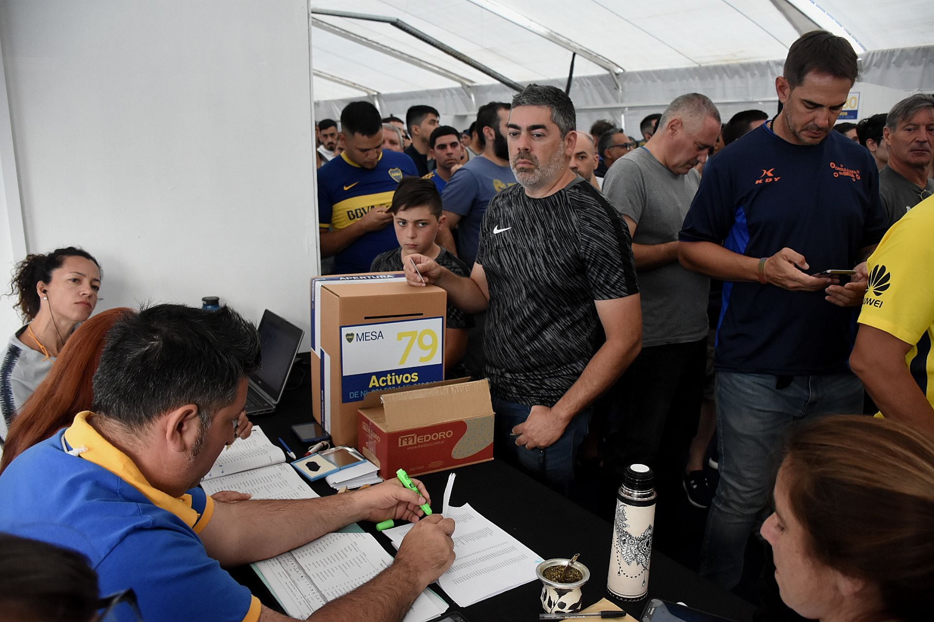 Boca Juniors buscará superar los casi 38 mil votantes de las elecciones del 2019 (Foto: Nicolás Stulberg)