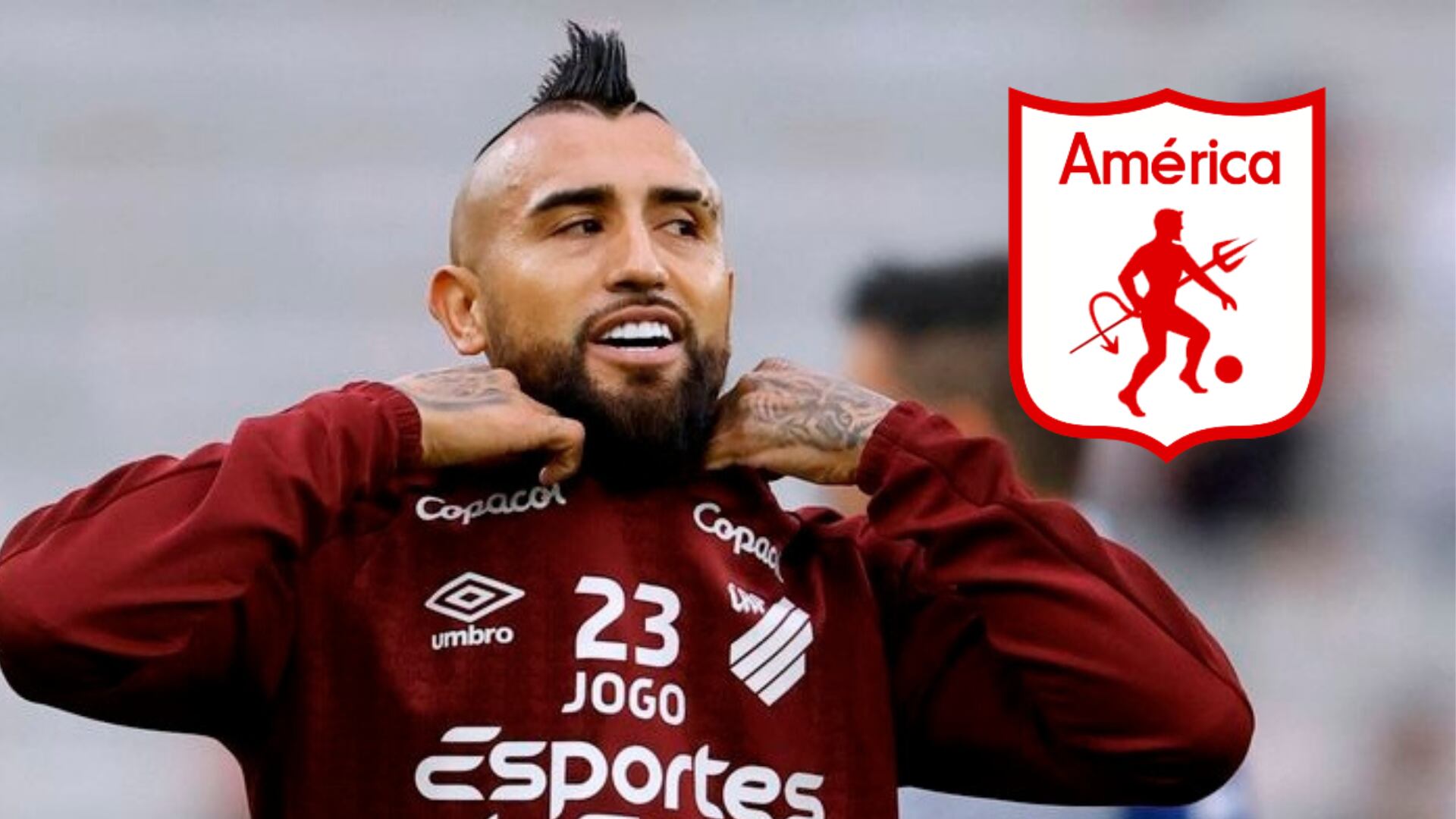 Arturo Vidal tiene un 50% de posibilidades de llegar al América de Cali según su máximo accionista - crédito Reuters