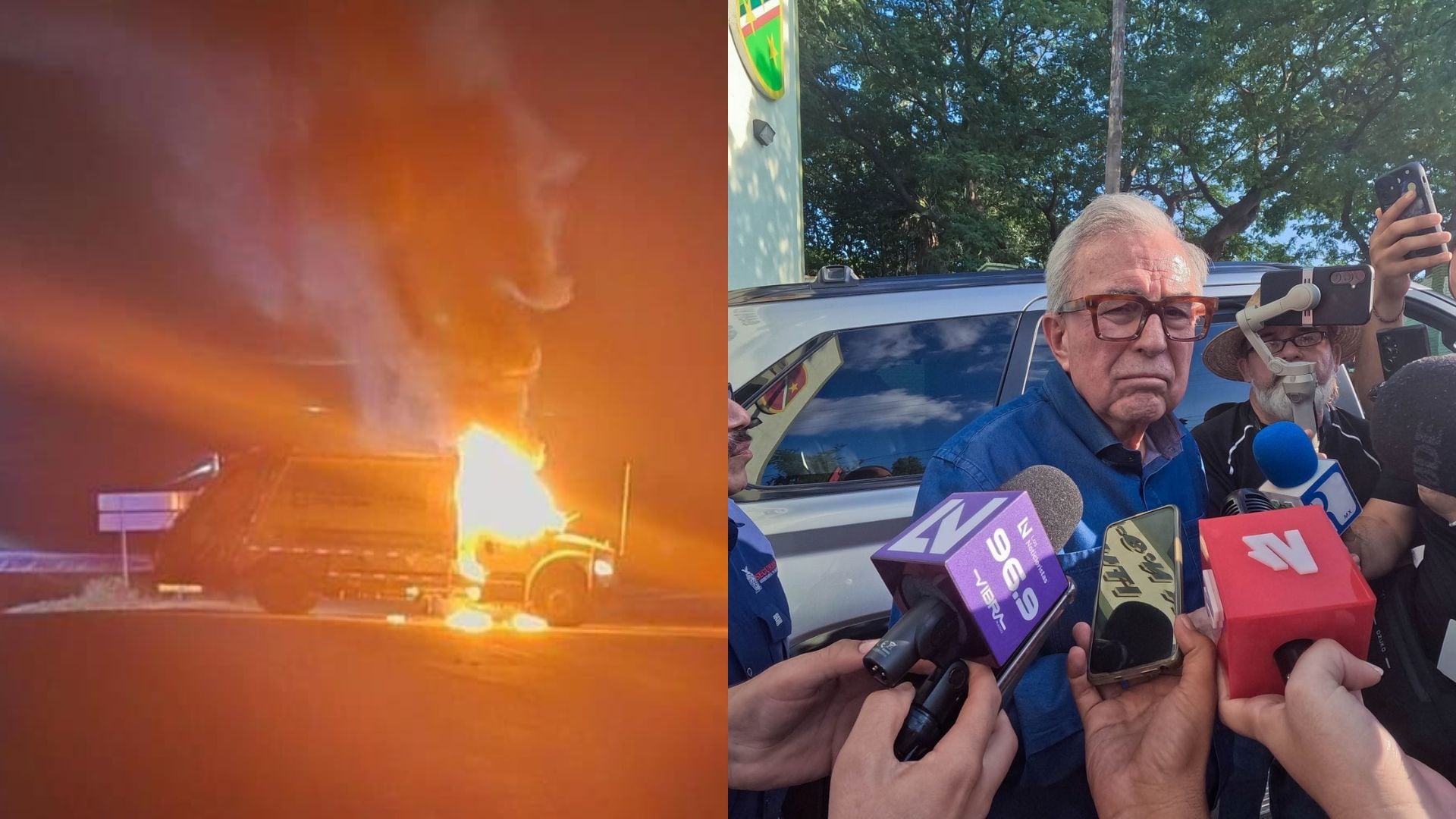 El gobernador Rocha Moya minimizó la jornada de violencia de este jueves. (Captura de pantalla/CUARTOSCURO)