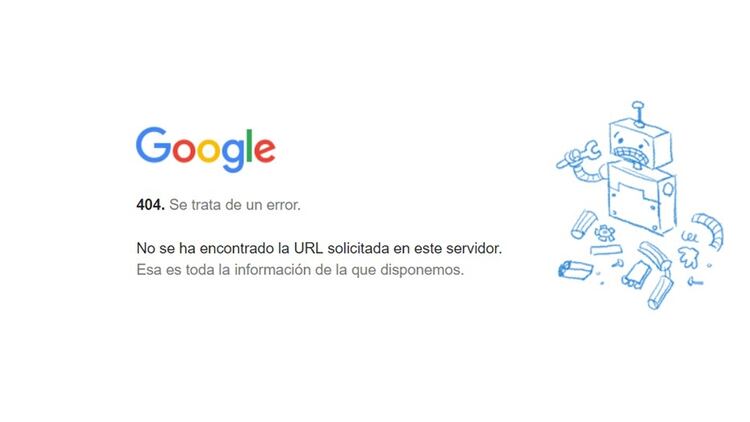 Éste es el mensaje que se ve al querer ingresar a Gmail.