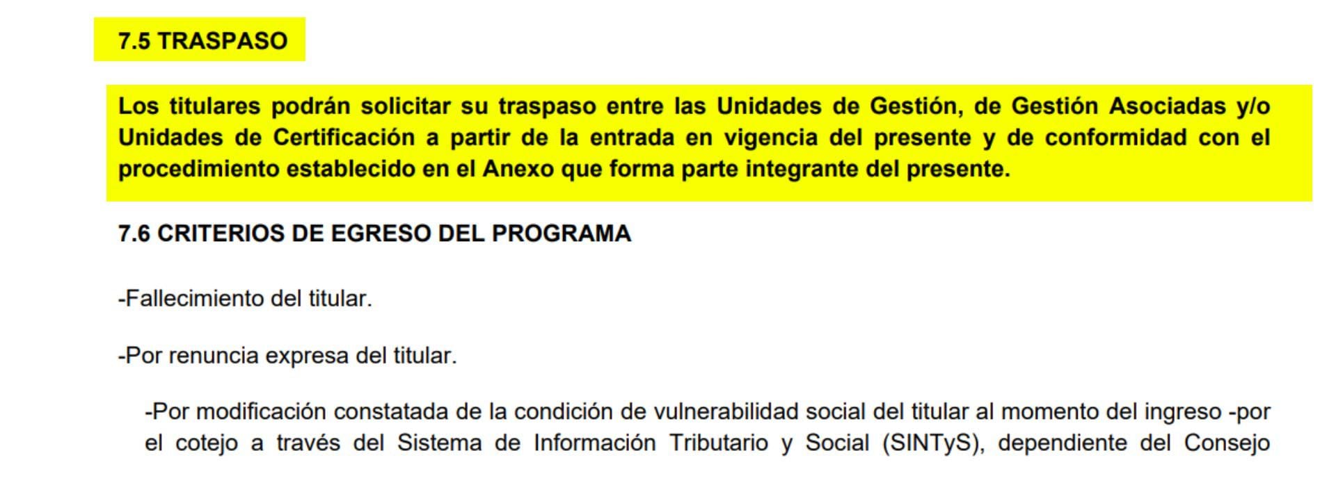 El anexo de la reglamentación que permite la reasignación de tareas a otro lugar laboral, entre ellos intendencias y gobernaciones