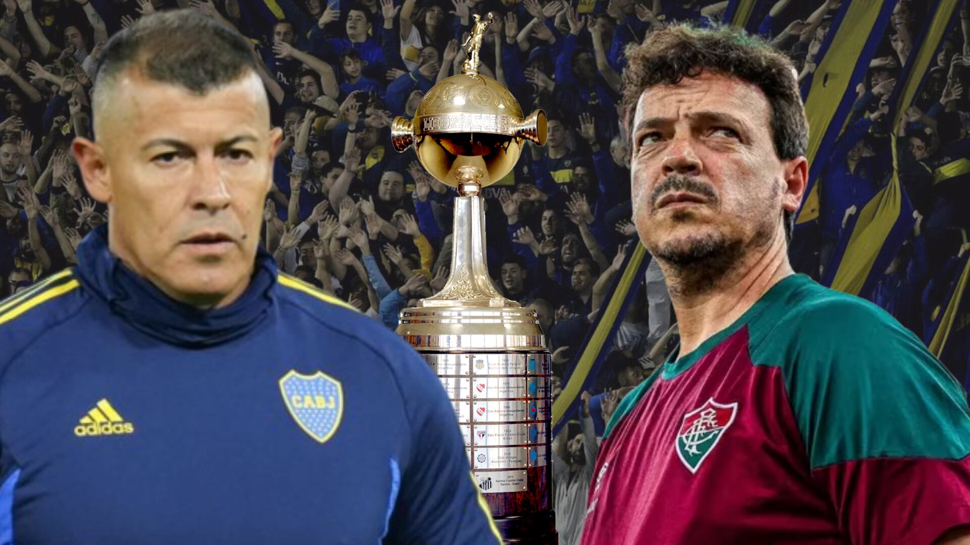 Jorge Almirón de Boca Juniors y Fernando Diniz de Fluminense serán los timoneles de las escuadras finalistas de la Copa Libertadores 2023 - crédito Infobae