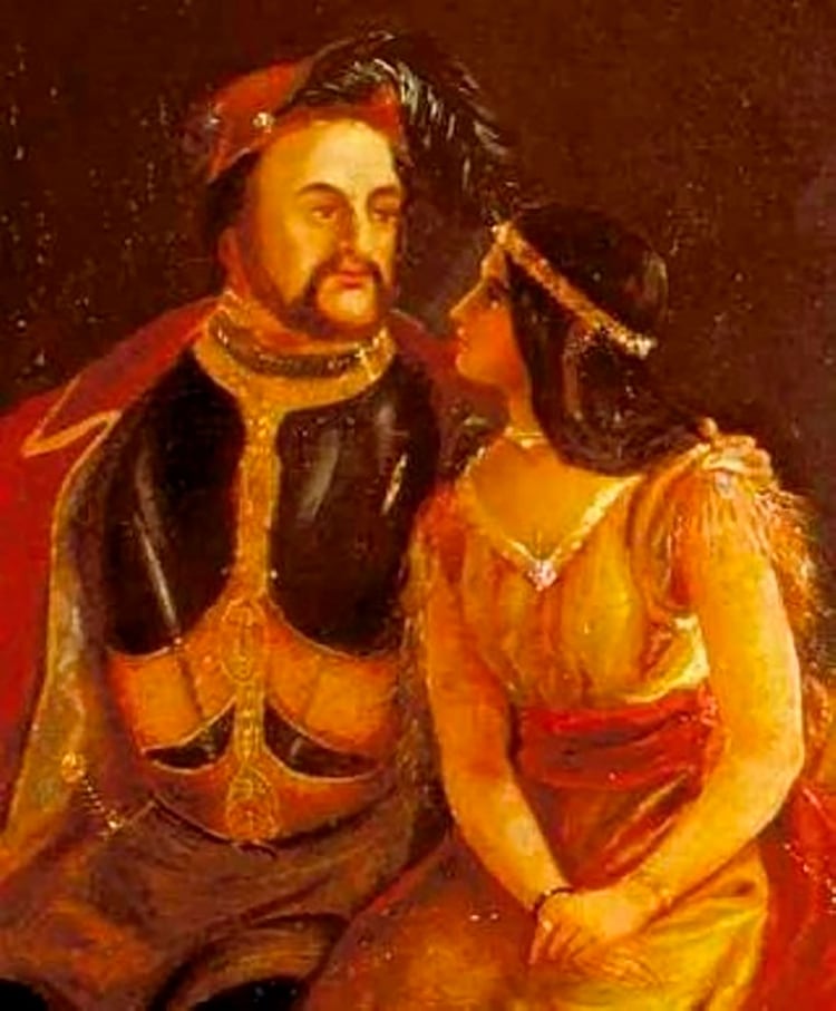 John Rolfe, un rico plantador de tabaco, se enamoró de Pocahontas y decidió hacerla su mujer