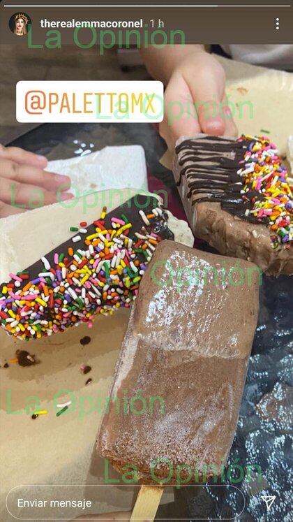 Emma Coronel lució una tarde de helado con quienes podrían ser sus hijas (Foto: Instagram / @therealemmacoronel)