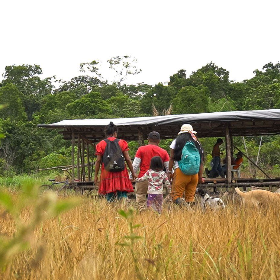 Familia Embera Chamí en Risaralda.