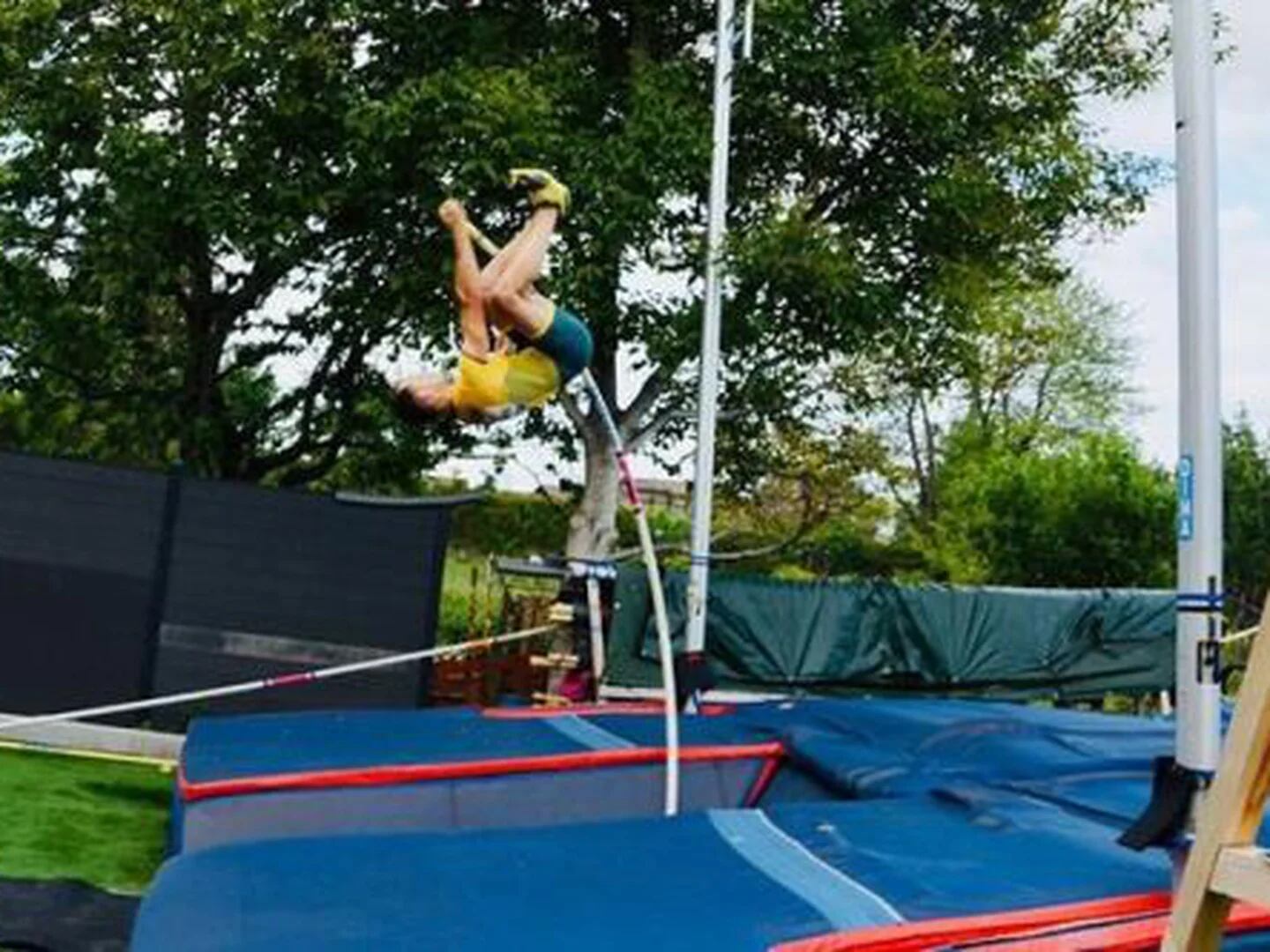 Pole vault stars to stage backyard competition