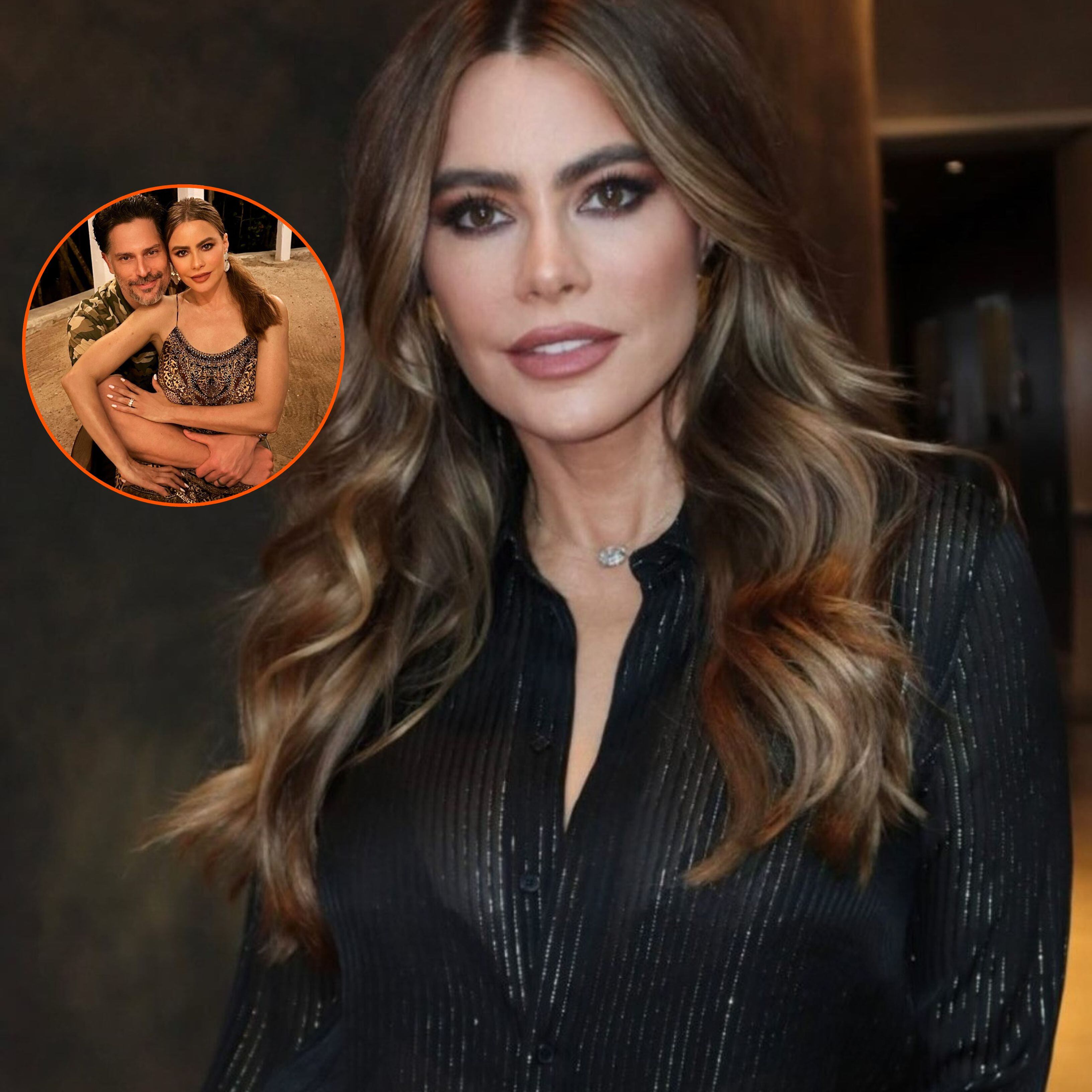 Sofia Vergara en un montaje de Infobae Colombia con fotos de sus redes sociales