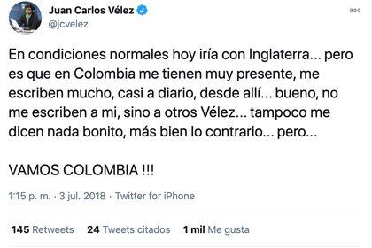 Juan Carlos Velez / Twitter