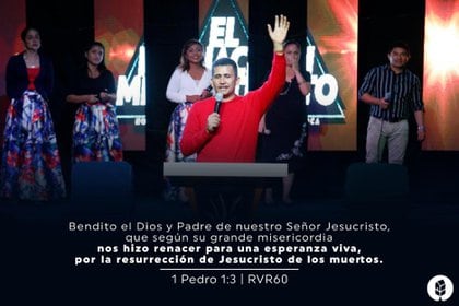 Aunque carecía de formación específica o estudios superiores, Erik Suñiga comenzó a presentarse como pastor y lider de su propia iglesia en 2012 (Foto: Facebook Ministerios Restauración y Paz).