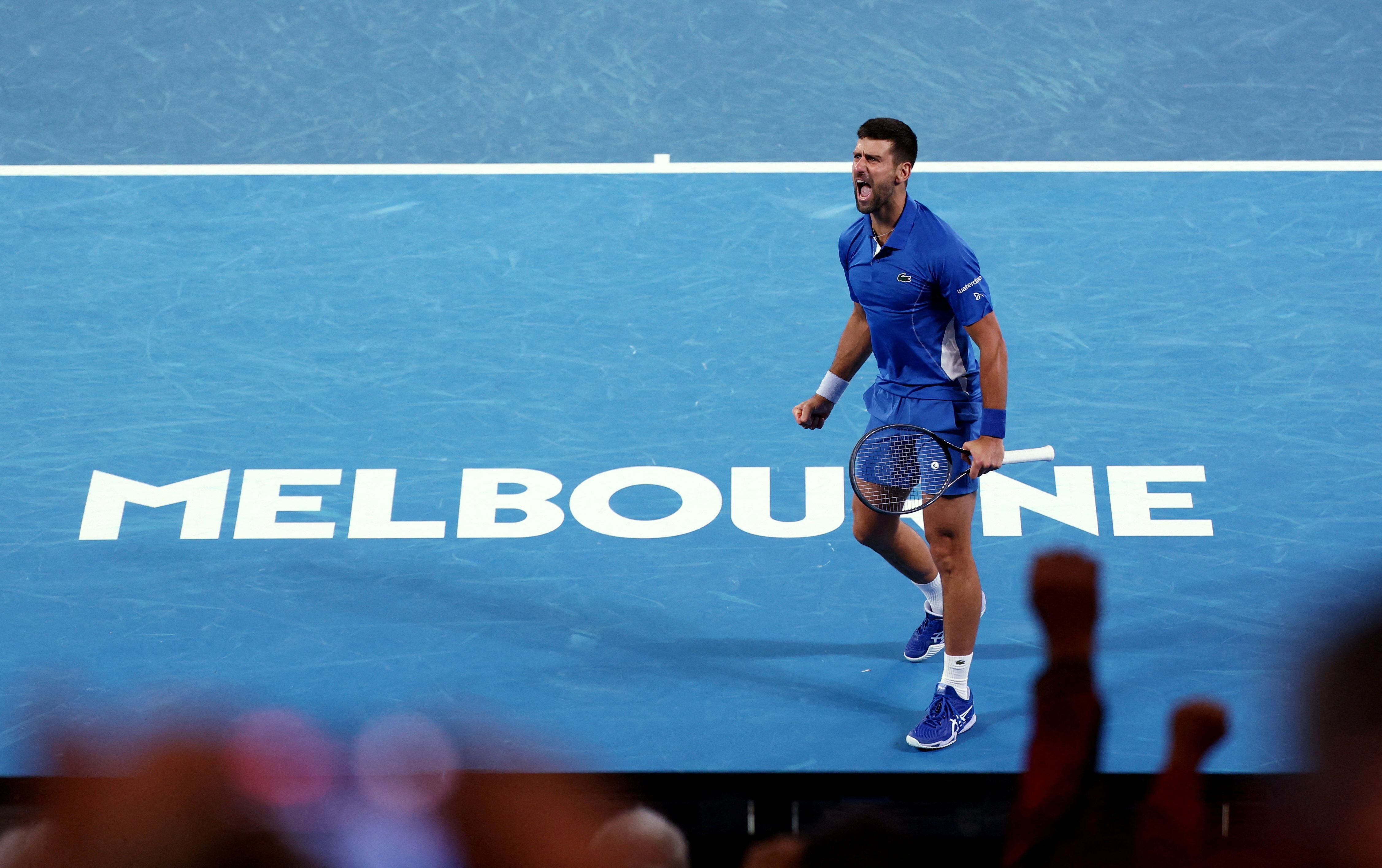 Novak Djokovic registró su última derrota en Australian Open en 2018 (Foto: Reuters/Eloisa Lopez)