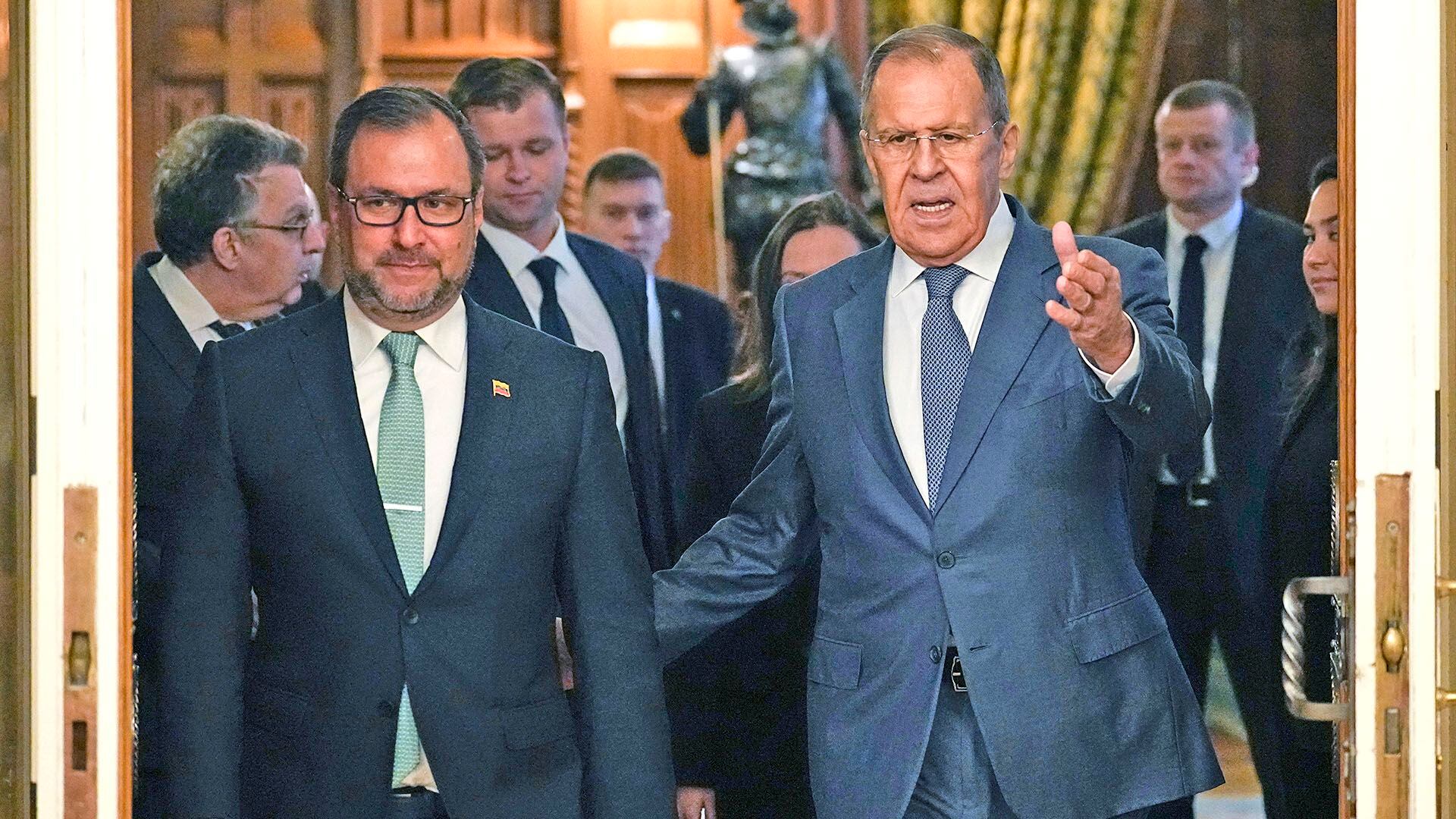 Yvan Gil Pinto Sergey Lavrov encuentro Venezuela rusia