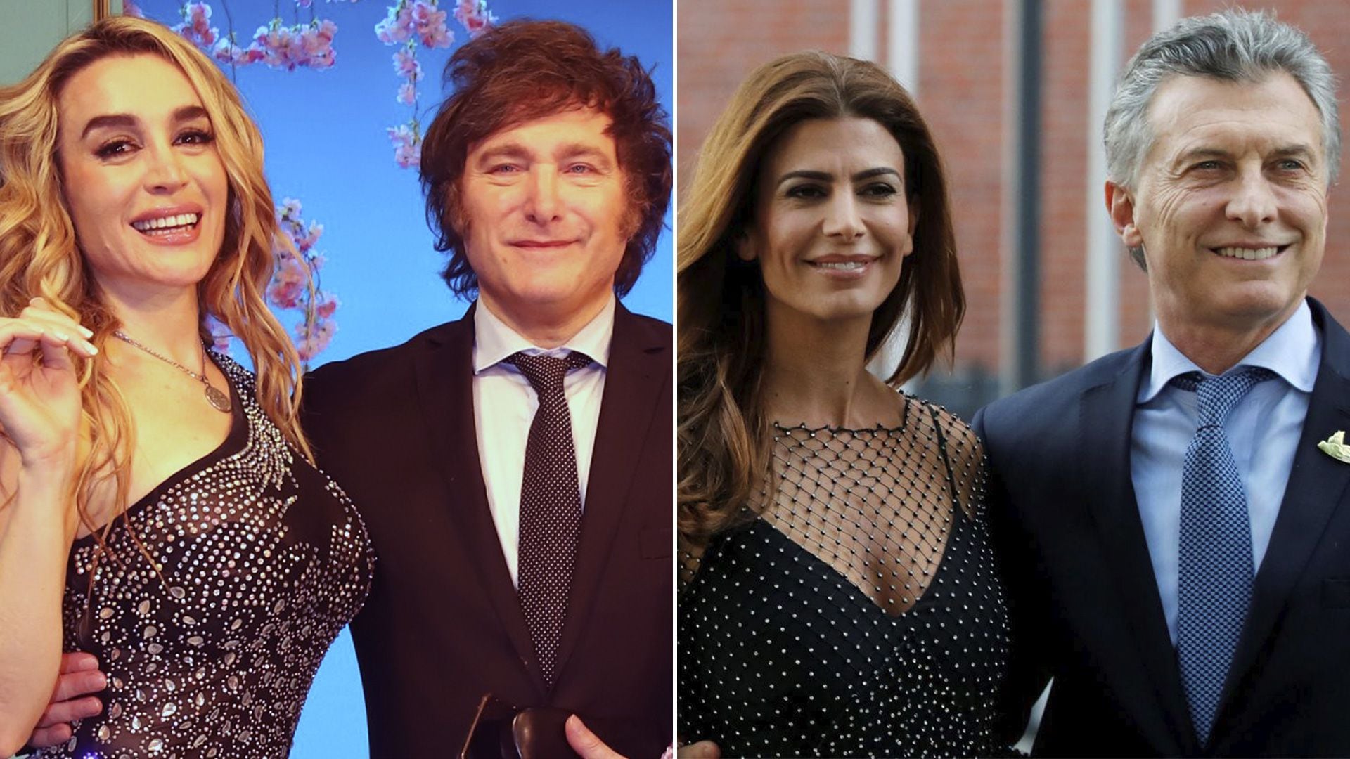 Javier Milei Fátima Florez Mauricio Macri Juliana Awada