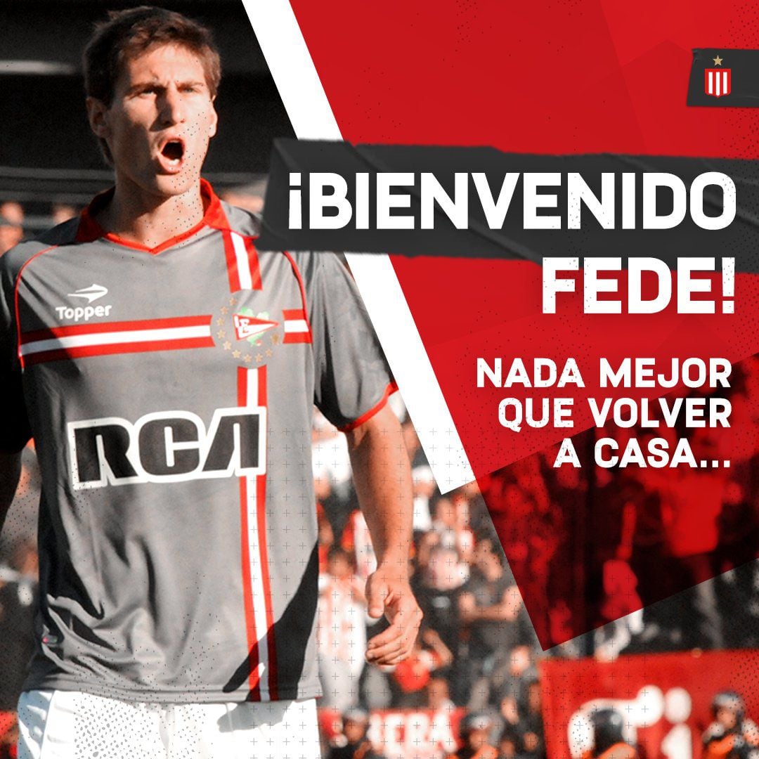 Así fue la bienvenida que le dio el Pincha a Federico Fernández (Foto: @EdelpOficial)