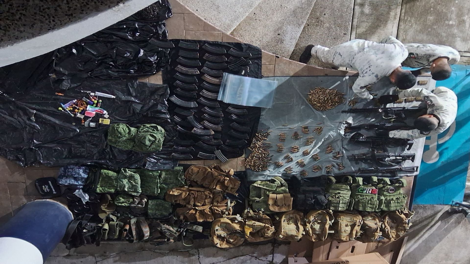 Decomiso de armas del CJNG en Nayarit