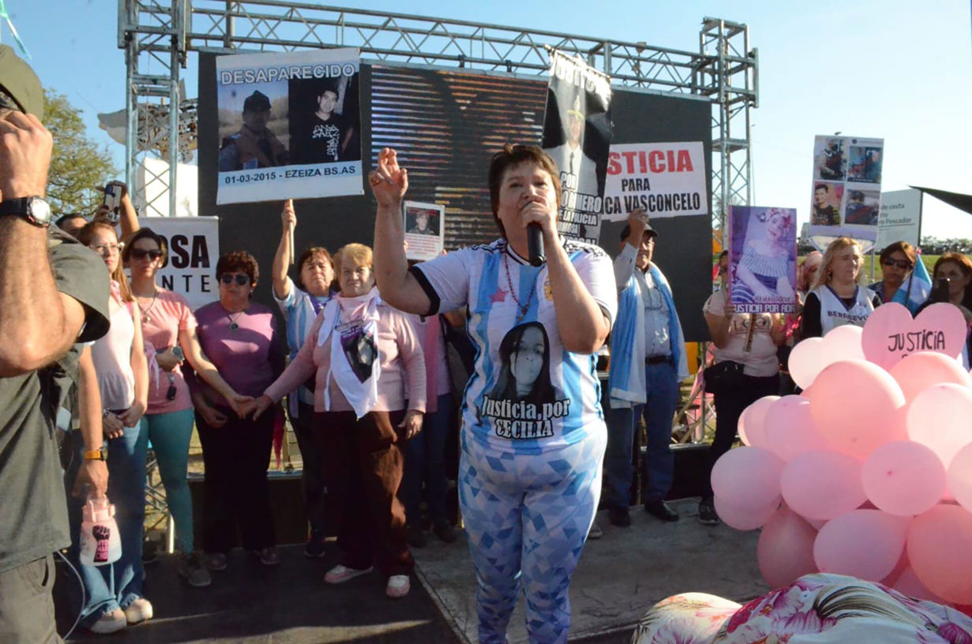 Esta semana están previstas dos marchas por Cecilia Strzyzowski. Al igual que las anteriores, las encabezará su madre, Gloria Romero